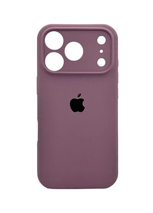 Чохол для смартфона silicone full case aa camera protect for apple iphone 17 pro 60,taro purple