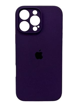 Чохол для смартфона silicone full case aa camera protect for apple iphone 16 pro 59,berry purple