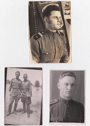 Курсант - артиллерист военного ученища, со временем офицер - одно лицо = 1951-1952 р = 3 фото