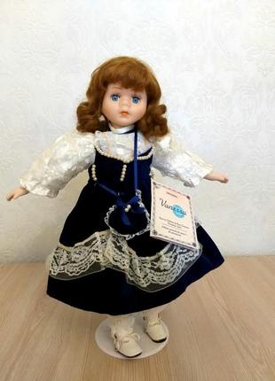 Фарфоровый коллекционная кукла vanessa collection porcelain doll2 фото