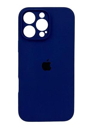 Чохол для смартфона silicone full case aa camera protect for apple iphone 16 pro max 39,navy blue