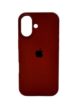 Чохол для смартфона silicone full case aa open cam for apple iphone 17 42,saddle brown