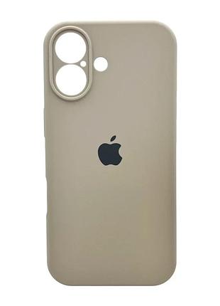 Чохол для смартфона silicone full case aa camera protect for apple iphone 17 9,antique white