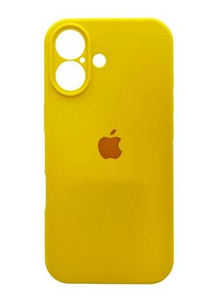 Чохол для смартфона silicone full case aa camera protect for apple iphone 17 33,canary yellow