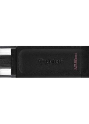 Флеш-накопичувач kingston usb 3.2 dt 70 128gb type-c