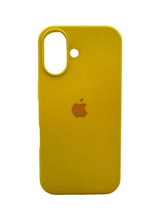 Чохол для смартфона silicone full case aa open cam for apple iphone 17 33,canary yellow