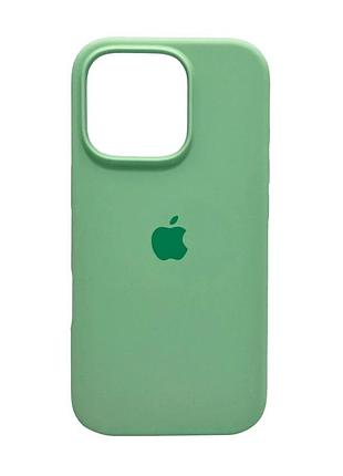 Чохол для смартфона silicone full case aa open cam for apple iphone 16 pro 51,avokado green