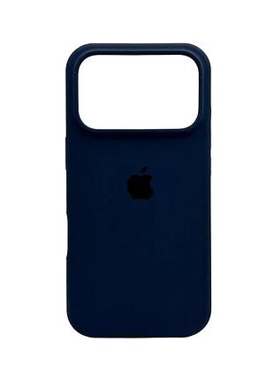 Чохол для смартфона silicone full case aa open cam for apple iphone 17 pro 7,dark blue