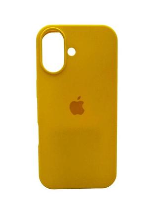 Чохол для смартфона silicone full case aa open cam for apple iphone 17 56,sunny yellow