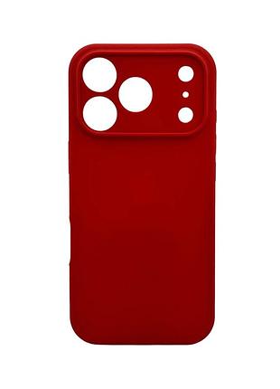 Чохол для смартфона silicone full case aa camera protect for apple iphone 17 pro 20,china red