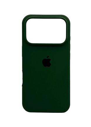 Чохол для смартфона silicone full case aa open cam for apple iphone 17 pro 40,atrovirens