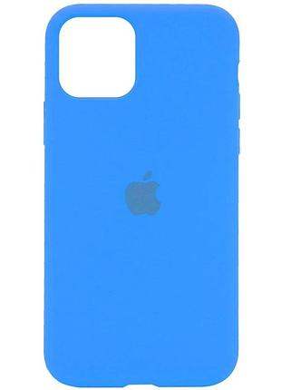 Чохол для смартфона silicone full case aa open cam for apple iphone 11 pro max кругл 3,royal blue