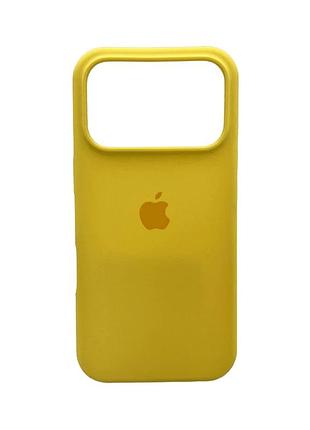 Чохол для смартфона silicone full case aa open cam for apple iphone 17 pro 33,canary yellow