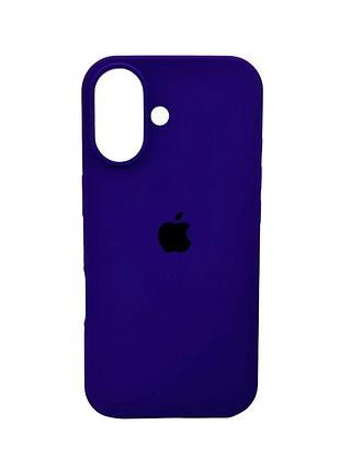 Чохол для смартфона silicone full case aa open cam for apple iphone 17 19,purple
