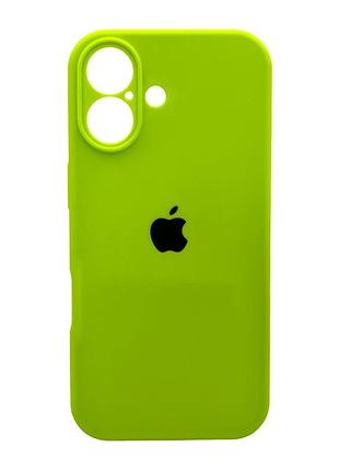 Чохол для смартфона silicone full case aa camera protect for apple iphone 17 24,shiny green