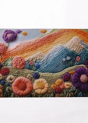 Килимок діатомітовий з 3d-ефектом sunset meadow 58*38 см універсальний hp-42-33