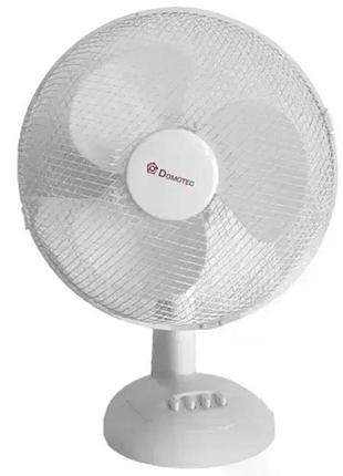 Вентилятор підлоговий domotec ms-1625 white • побутовий вентилятор для дому, офісу та кімнати