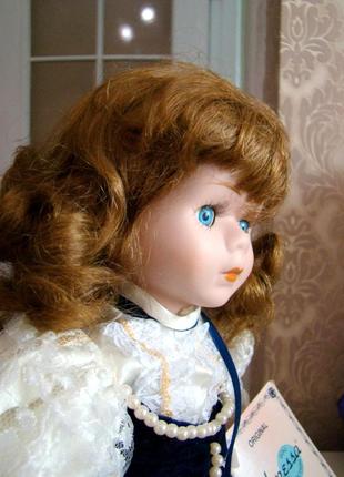 Фарфоровый коллекционная кукла vanessa collection porcelain doll6 фото