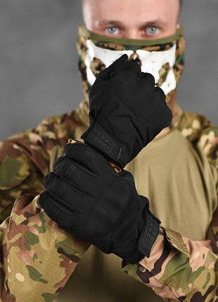 Перчатки софтшел black 6