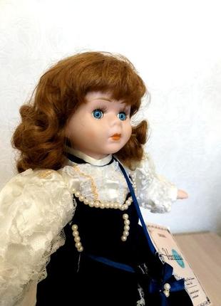 Фарфоровый коллекционная кукла vanessa collection porcelain doll7 фото