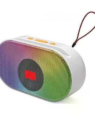 Беспроводная bluetooth колонка sps l-003 bt портативная с rgb подсветкой и слотом tf