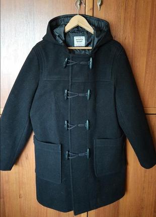 Вінтажне чоловіче шерстяне пальто-дафлкот/винтажное мужское пальто-дафлкот levi's | levis vintage