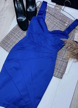 Вечірня сукня h&m xs s атласна сукня футляр коротке плаття святкове плаття корсет