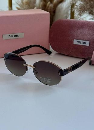 Сонцезахисні окуляри жіночі окуляри miu miu . nylon polarized