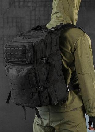 Штурмовой рюкзак us laser cut assault black 47l вт4144
