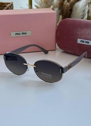 Сонцезахисні окуляри жіночі окуляри miu miu . nylon polarized