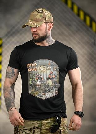 Тактическая футболка born of war птср клаб black вт4726
