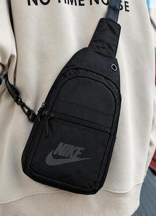Сумка через плече слинг nk black рг6165
