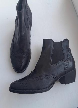 Ботинки 38р кожа