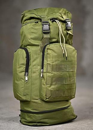 Тактичний рюкзак outdoor 70l олива вт6787