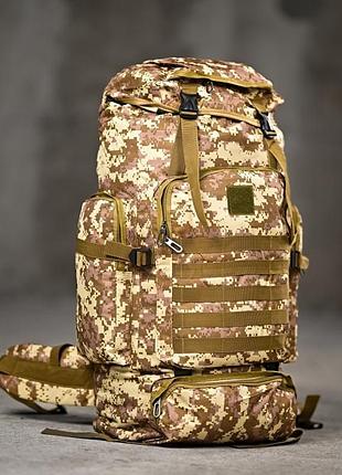 Тактичний рюкзак outdoor 70l sahara вт6789