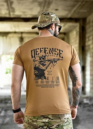 Тактическая футболка born of war defense coyot вт4629
