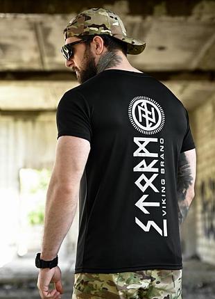Тактическая футболка born of war viking black вт4625