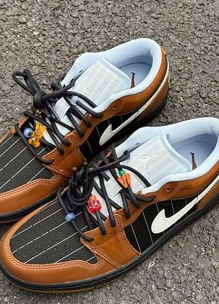 Кросівки air jordan 1 low🤎 під замовлення🧡