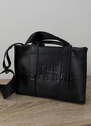 Сумка tote bag чорна жіноча