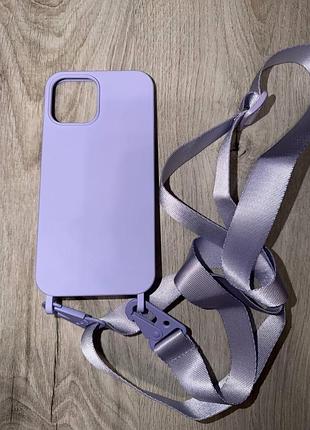 Чохол з ремінцем на iphone 12 pro max