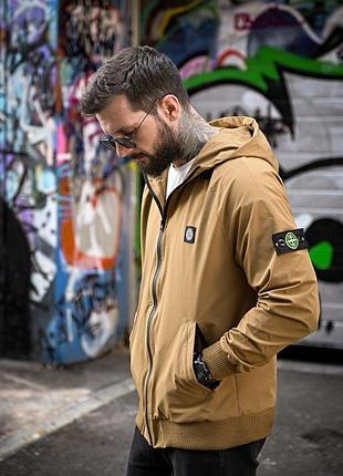 Міська куртка stone island кишеня coyot 4 дл7036