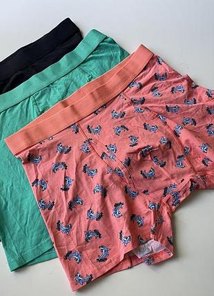 3 шт комплект боксерів труси чоловічі primark