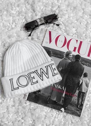 Шапка loewe white вт8001