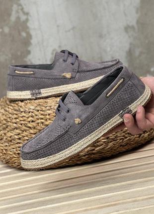 Мокасины portafino grey пп7483