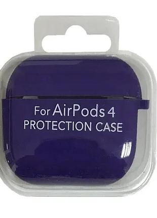 Чохол для airpods 4 silicone case/microfiber violet