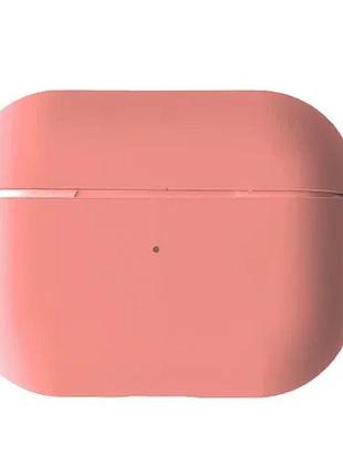 Чохол для airpods pro silicone case/microfiber pink