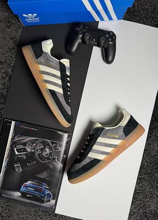 Чоловічі кросівки adidas handball spezial m grey black white