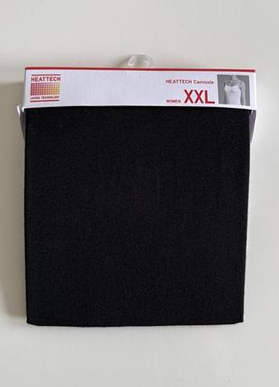 Uniqlo heattech майка xxl, чорна — нова в упаковці