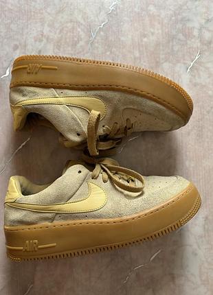 Кросівки  nike air force 1 sage low club gold