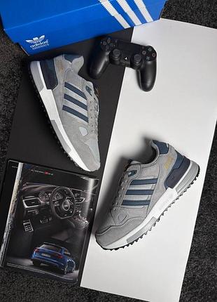 Чоловічі кросівки adidas zx 750 new grey navy